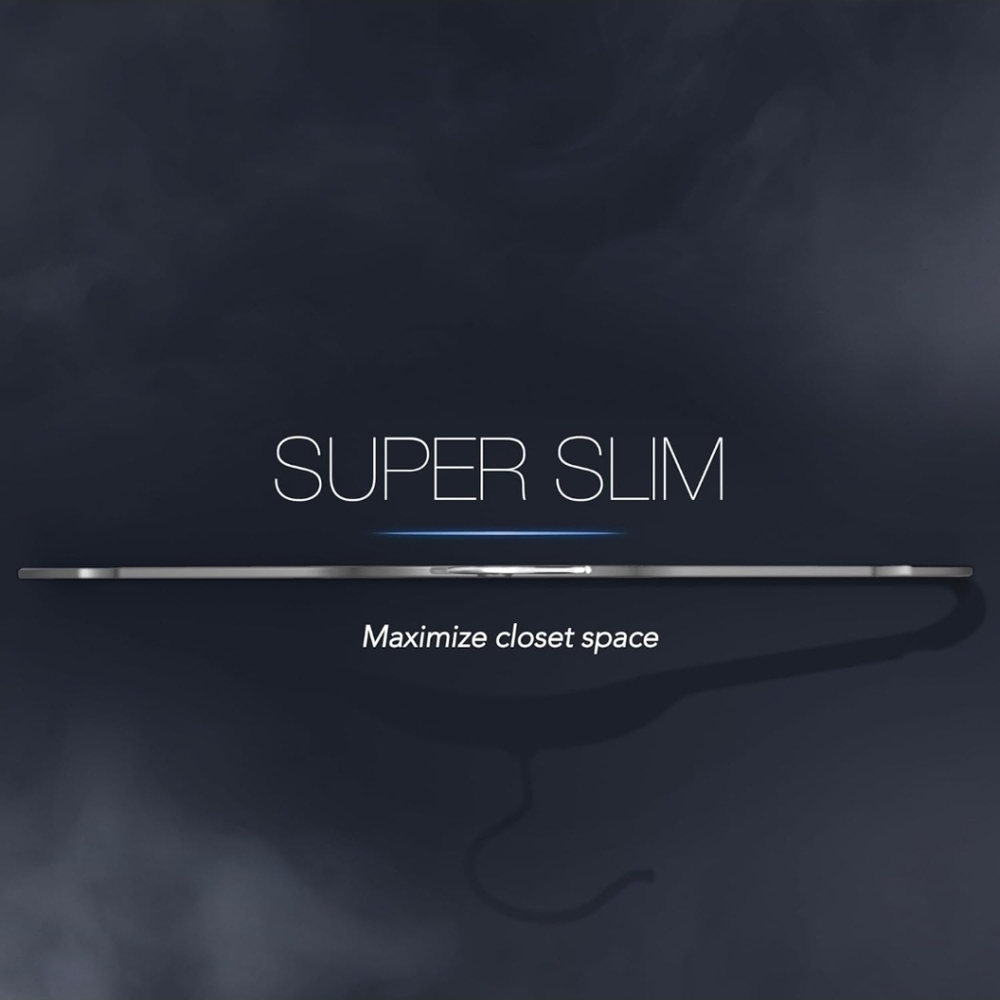 Brookstone Gray Rubberized Hangers Set - Picture 4 of 4